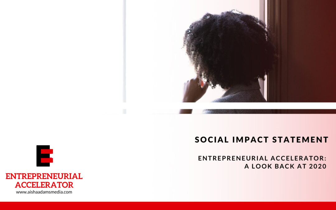 The Entrepreneurial Accelerator: A Look Back at 2020 Impact Statement